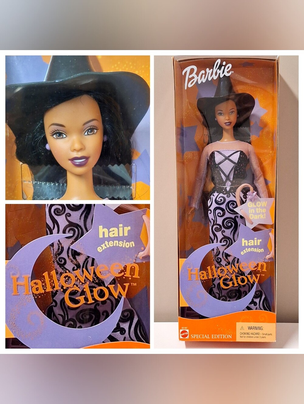Barbie Halloween Glow Special Edition African-American Doll 2002